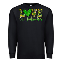 Black love st patrick s heart Premium Sweatshirt - JahusDesignShop
