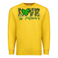 Lemon love st patrick s heart Premium Sweatshirt - JahusDesignShop