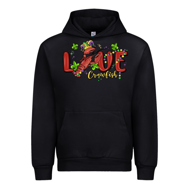 Mardi Gras Love Crawfish Urban Hoodie by MaliasSmallBusiness | Teevron