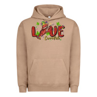 Pigment Burro mardi gras love crawfish Urban Hoodie - MaliasSmallBusiness