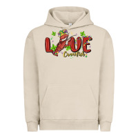 Pigment French Oak mardi gras love crawfish Urban Hoodie - MaliasSmallBusiness