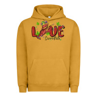 Pigment Peanut Butter mardi gras love crawfish Urban Hoodie - MaliasSmallBusiness