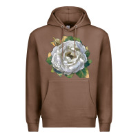 Chestnut pillow fight rose Premium Hoodie - LillyAllenDesigns
