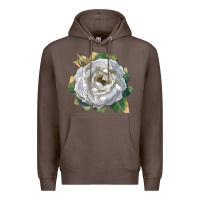 Coffee pillow fight rose Premium Hoodie - LillyAllenDesigns
