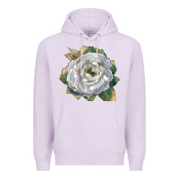 Lilac pillow fight rose Premium Hoodie - LillyAllenDesigns