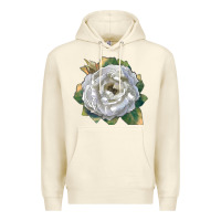 Sandshell pillow fight rose Premium Hoodie - LillyAllenDesigns