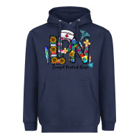 Navy lpn licensed practial nurse Heavyweight Hoodie - CowhideDigitalArt