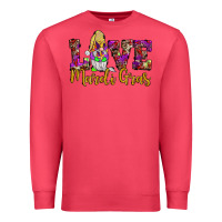 Cardinal love mardi gras gnome Premium Sweatshirt - JahusDesignShop