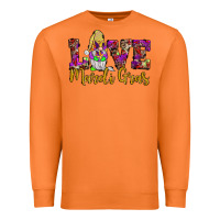 Carrot love mardi gras gnome Premium Sweatshirt - JahusDesignShop