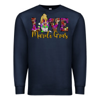 Navy love mardi gras gnome Premium Sweatshirt - JahusDesignShop