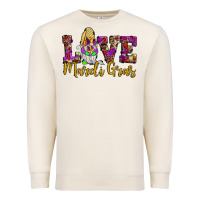 Sandshell love mardi gras gnome Premium Sweatshirt - JahusDesignShop