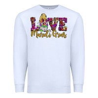 White love mardi gras gnome Premium Sweatshirt - JahusDesignShop