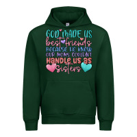 Forest Green god made us best friend Urban Hoodie - MaliasSmallBusiness