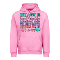 Fuchsia Pink god made us best friend Urban Hoodie - MaliasSmallBusiness