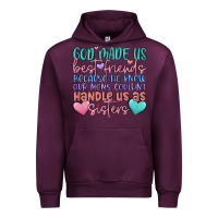 Mauve Wine god made us best friend Urban Hoodie - MaliasSmallBusiness