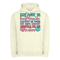 Pigment Pistachio god made us best friend Urban Hoodie - MaliasSmallBusiness