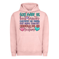 Pigment Salmon god made us best friend Urban Hoodie - MaliasSmallBusiness