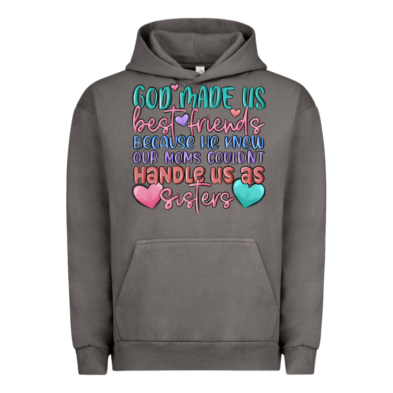 God Made Us Best Friend Urban Hoodie by MaliasSmallBusiness | Teevron
