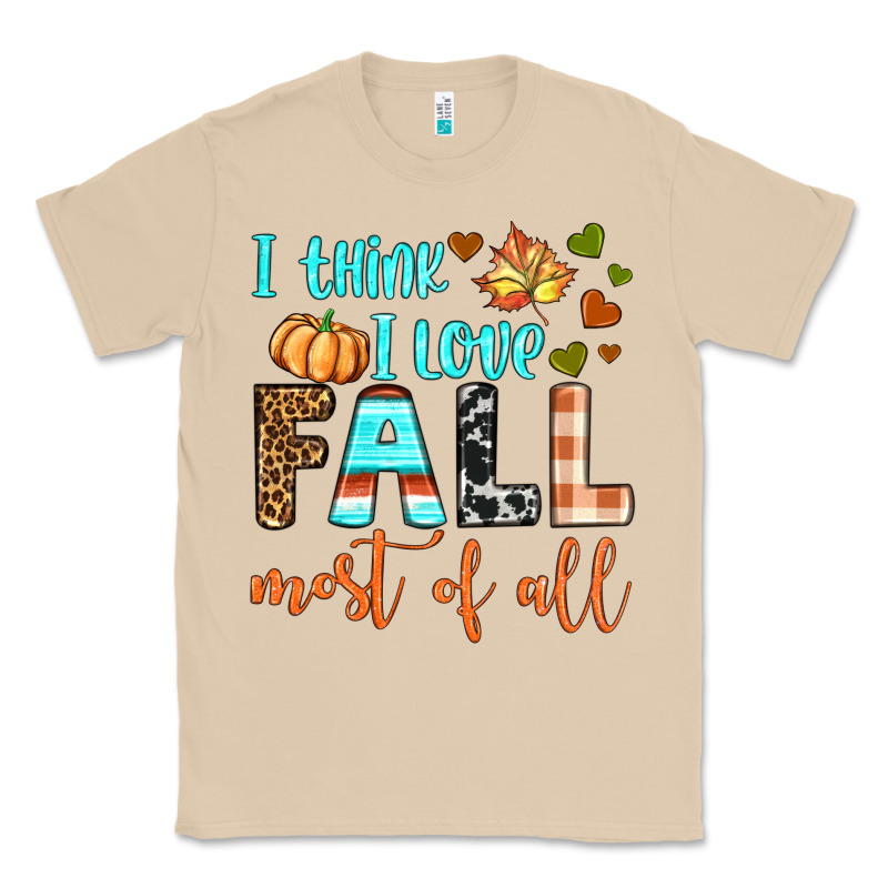 I Think I Love Fall Most Of All Classic Tee by BundleAndBundleShop | Teevron