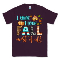 Plum i think i love fall most of all Classic Tee - BundleAndBundleShop