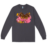 Smoke Pink afro nails Long Sleeve Tee - RanaPortraitStore