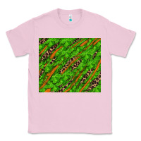 Bubblegum Pink Distressed Shamrock And Leopard Classic Tee - RanaPortraitStore
