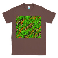 Chestnut Distressed Shamrock And Leopard Classic Tee - RanaPortraitStore
