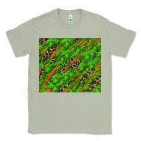 Matcha Distressed Shamrock And Leopard Classic Tee - RanaPortraitStore