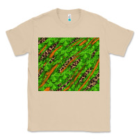 Mushroom Distressed Shamrock And Leopard Classic Tee - RanaPortraitStore