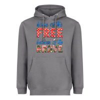 Storm home of the free because of the brave Heavyweight Hoodie - HRA Design Shop