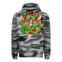 Slate Camo Christmas unicorn and gift box Premium Hoodie - NancyCooperArtShop