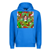 True Royal Christmas unicorn and gift box Premium Hoodie - NancyCooperArtShop