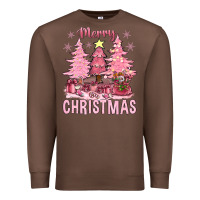 Chestnut pink merry christmas bbs Premium Sweatshirt - BundleAndBundleShop