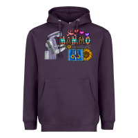 Plum mammo technologist Heavyweight Hoodie - CowhideDigitalArt
