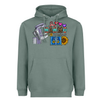 Sage mammo technologist Heavyweight Hoodie - CowhideDigitalArt