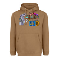 Toasted Coconut mammo technologist Heavyweight Hoodie - CowhideDigitalArt