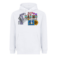 White mammo technologist Heavyweight Hoodie - CowhideDigitalArt