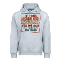 Heather Grey if i was skinny and mentally stable i'd be unstopp Urban Hoodie - MaliasSmallBusiness