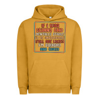Pigment Peanut Butter if i was skinny and mentally stable i'd be unstopp Urban Hoodie - MaliasSmallBusiness