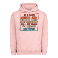 Pigment Salmon if i was skinny and mentally stable i'd be unstopp Urban Hoodie - MaliasSmallBusiness