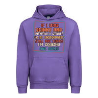 Tulip if i was skinny and mentally stable i'd be unstopp Urban Hoodie - MaliasSmallBusiness