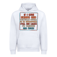 White if i was skinny and mentally stable i'd be unstopp Urban Hoodie - MaliasSmallBusiness