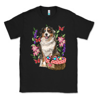 Black Easter Aussie Australian Shepherd Classic Tee - RanaPortraitStore