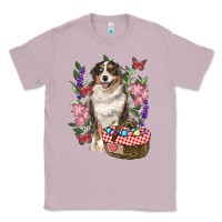 Lilac Easter Aussie Australian Shepherd Classic Tee - RanaPortraitStore