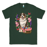 Sports Green Easter Aussie Australian Shepherd Classic Tee - RanaPortraitStore