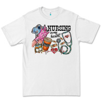 White nursing in my heart Premium Tee - RacoonDesign