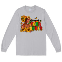Moon Dust Remember your roots Afro American Long Sleeve Tee - RanaPortraitStore