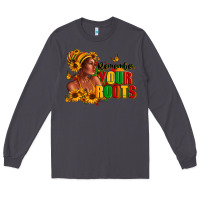 Smoke Remember your roots Afro American Long Sleeve Tee - RanaPortraitStore