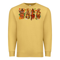 Antique Gold thanksgiving coffee cups with gnomes bbs Premium Sweatshirt - BundleAndBundleShop