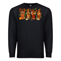 Black thanksgiving coffee cups with gnomes bbs Premium Sweatshirt - BundleAndBundleShop